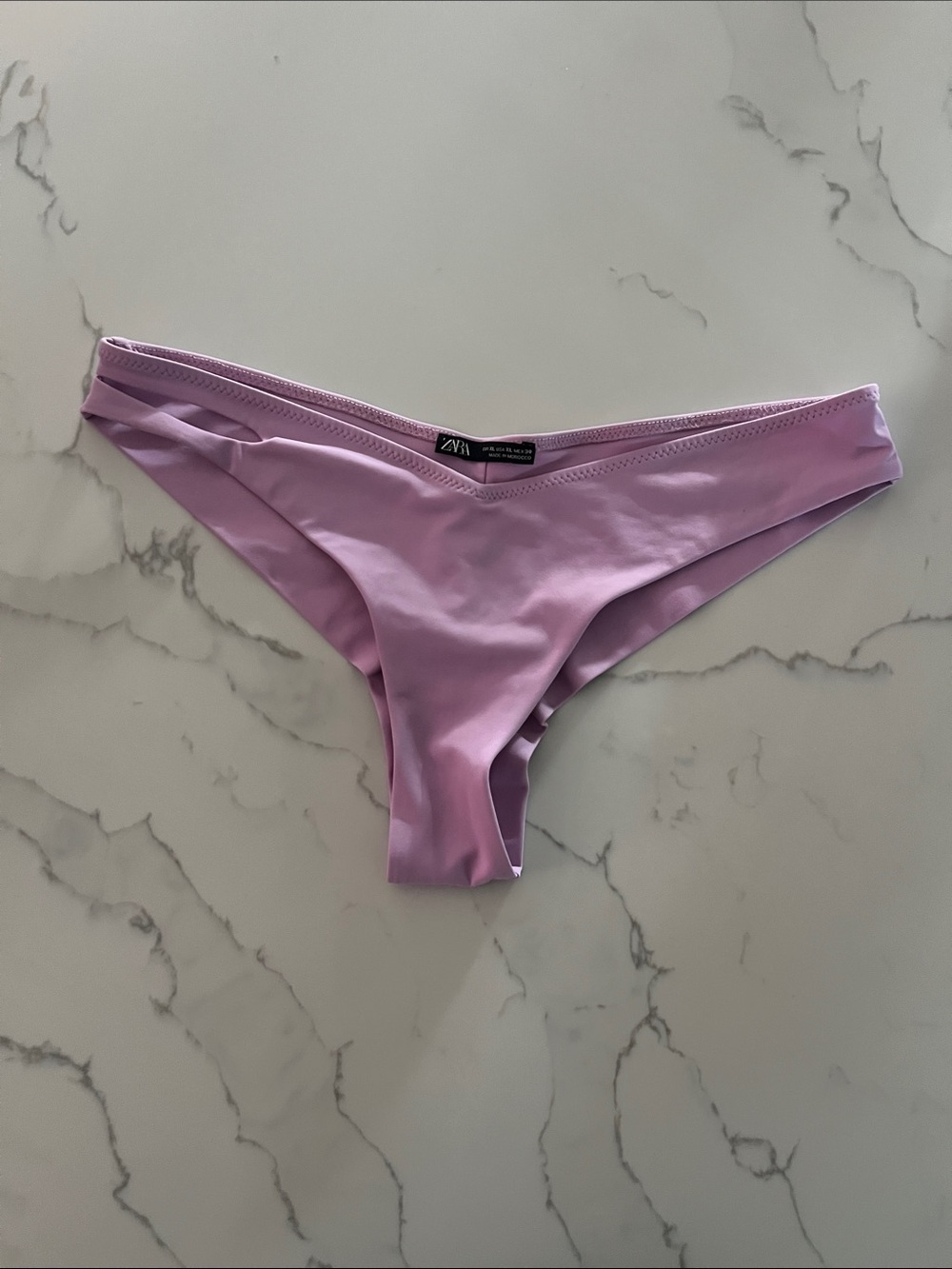 Zara XL Lavender Smooth Bikini Brief